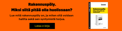 Rakennuspöly. Miksi siitä pitää olla huolissaan - kampanjabanneri nettiin